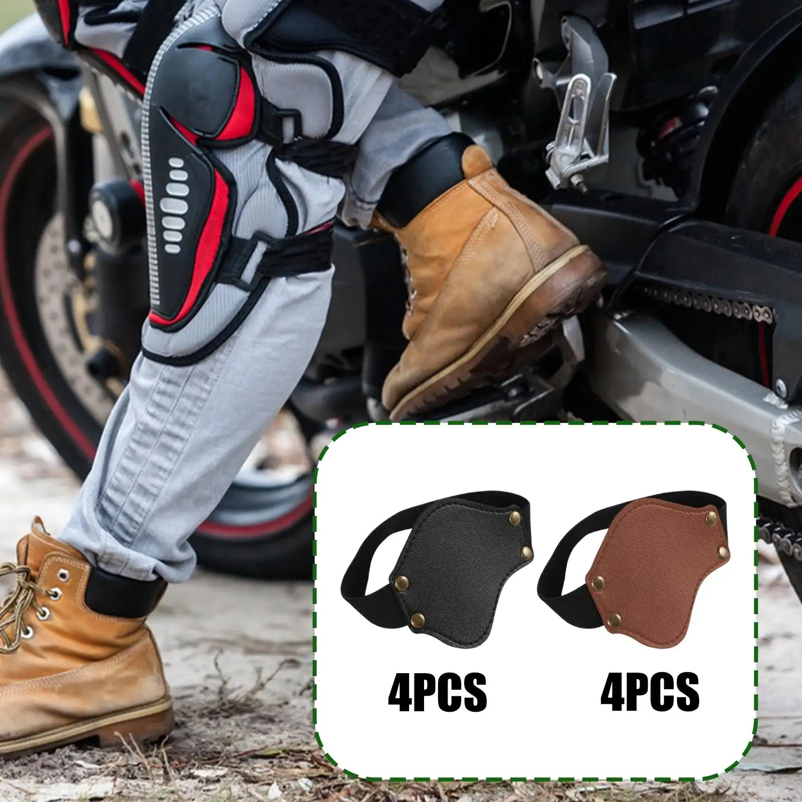 4 Pieces Generic Motorcycle Shoe Protectors Portable Boots Protector Covers
4 Pieces Generic Motorcycle Shoe Protectors Portable Boots Protector Covers