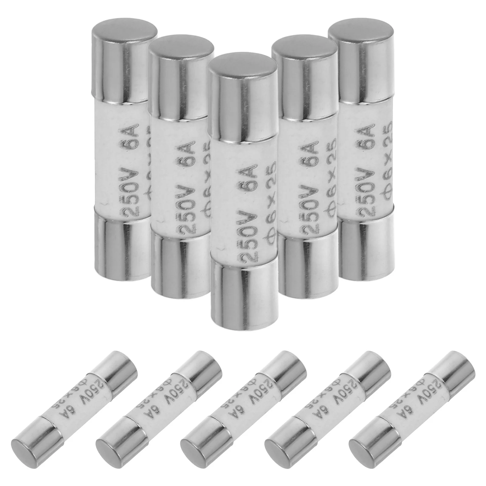 10Pcs Ceramic Multimeter Fuse High Durability Protection for Digital Multimeter Accurate Measurement 6A 250V Replacement Tube
10Pcs Ceramic Multimeter Fuse High Durability Protection for Digital Multimeter Accurate Measurement 6A 250V Replacement Tube