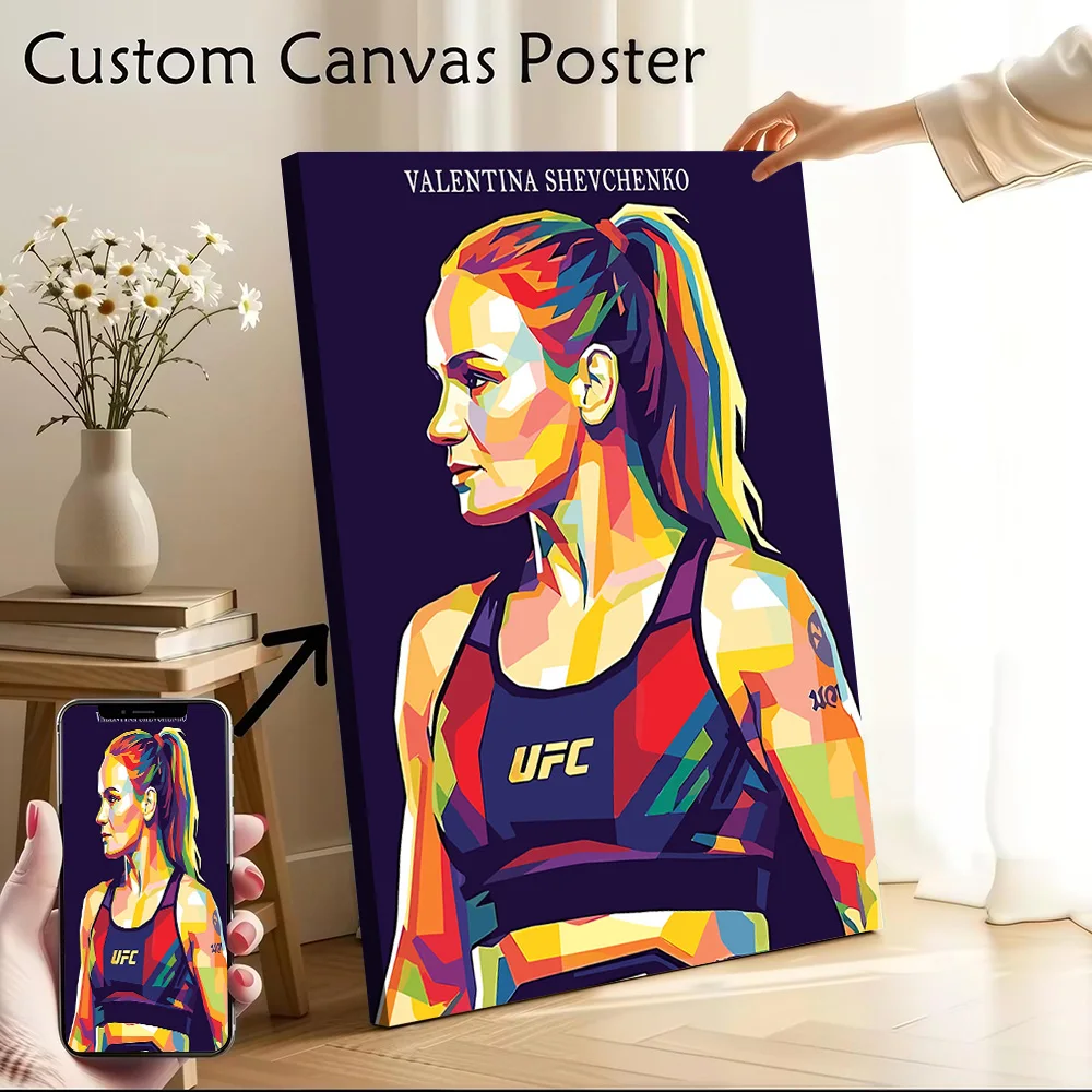 Valentina Shevchenko Pop Art Portrait Printed Canvas Poster Custom Pictures Wall Art Canvas Painting for Home and Decoration
Valentina Shevchenko Pop Art Portrait Printed Canvas Poster Custom Pictures Wall Art Canvas Painting for Home and Decoration