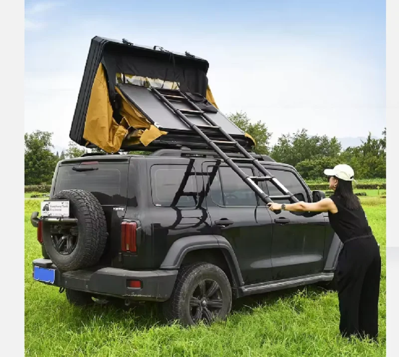 Hot selling Rooftop Hard Shell Waterproof Windproof UV-Resnt Blackout Privacy 4 Season Roof Top Tent
Hot selling Rooftop Hard Shell Waterproof Windproof UV-Resnt Blackout Privacy 4 Season Roof Top Tent