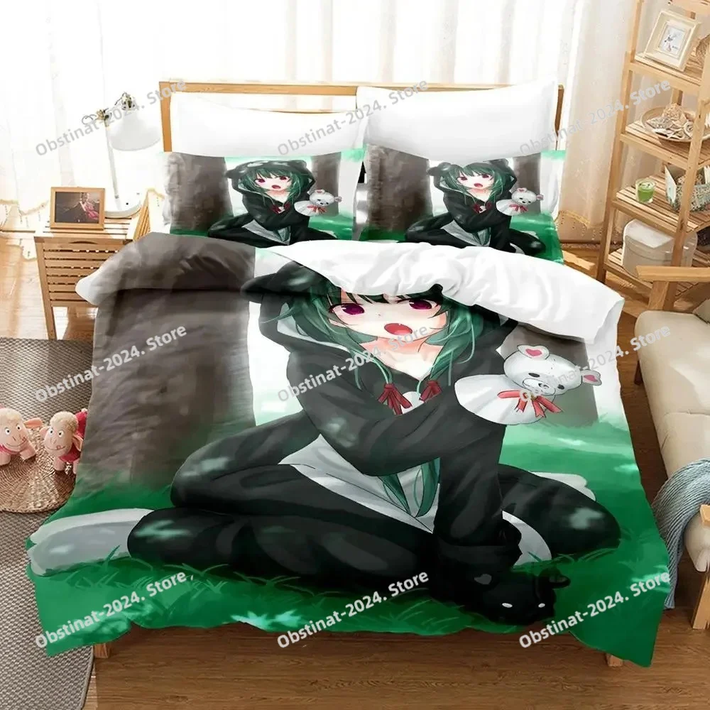 Anime Kuma Kuma Kuma Bear Bedding Set Printed Bed Set Duvet Cover Sheet Pillowcase Bed Soft Quilt Cover Full Queen King Size
Anime Kuma Kuma Kuma Bear Bedding Set Printed Bed Set Duvet Cover Sheet Pillowcase Bed Soft Quilt Cover Full Queen King Size