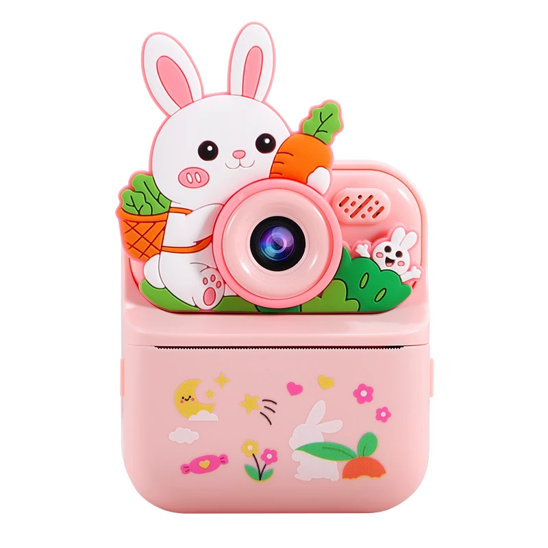 Cartoon Pink Rabbit Children's Printable Camera, High-Definition Photo and Video Recording, Fun Filters, Educational Music Toy, Birthday Gift
Cartoon Pink Rabbit Children's Printable Camera, High-Definition Photo and Video Recording, Fun Filters, Educational Music Toy, Birthday Gift