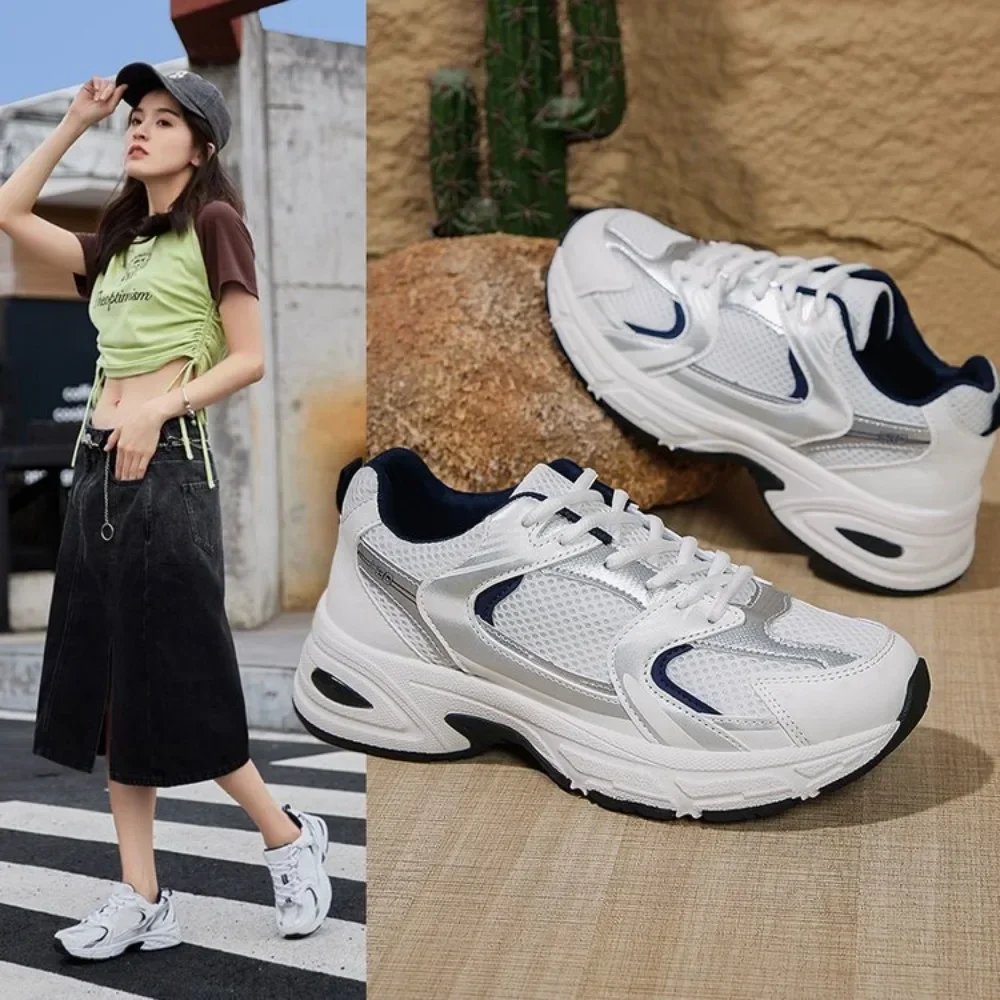 Mesh Casual Running Round Toe Sports Women's Breathable Sports Shoe Are Lightweight Comfortable Low Tie Shoes for Outdoor Hiking
Mesh Casual Running Round Toe Sports Women's Breathable Sports Shoe Are Lightweight Comfortable Low Tie Shoes for Outdoor Hiking