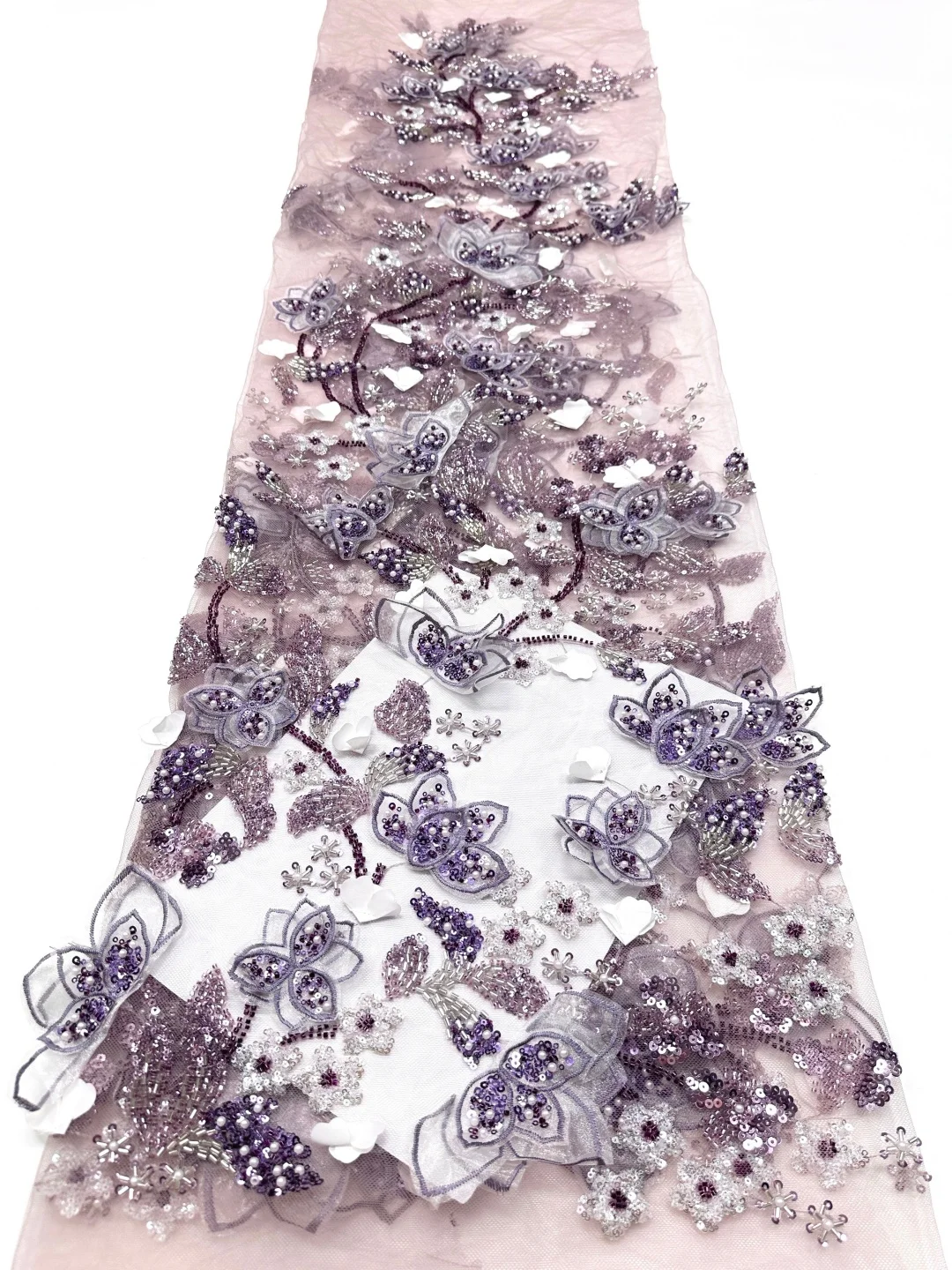 2026 High Quality White Bridal Lace Fabric with Sequins Beaded Luxury African Lace Material for Wedding Dresses Sewing 2 Yards
2026 High Quality White Bridal Lace Fabric with Sequins Beaded Luxury African Lace Material for Wedding Dresses Sewing 2 Yards