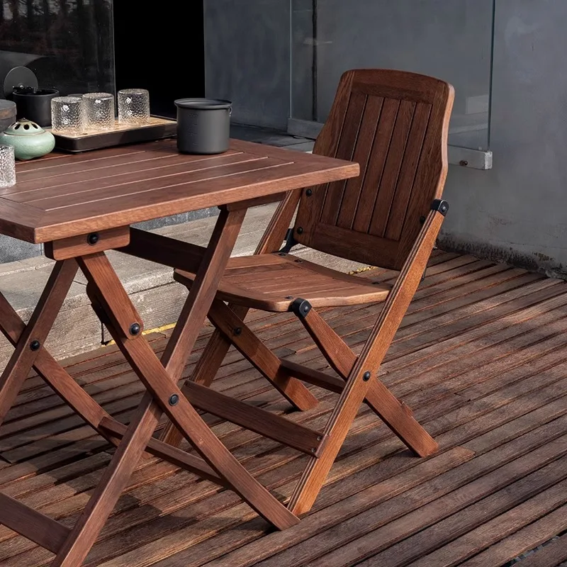 Classic solid wood oak balcony comfortable outdoor cafe retro homestay dining chair folding chair back chair
Classic solid wood oak balcony comfortable outdoor cafe retro homestay dining chair folding chair back chair