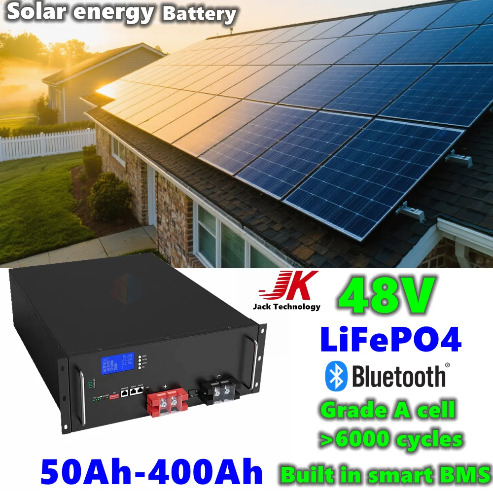 Solar energy PV 48V 51.2V 100Ah 200Ah 50Ah 100Ah 150Ah 300Ah 400Ah LiFePO4 Battery RS485 CAN for Solar Energy Storage Base
Solar energy PV 48V 51.2V 100Ah 200Ah 50Ah 100Ah 150Ah 300Ah 400Ah LiFePO4 Battery RS485 CAN for Solar Energy Storage Base