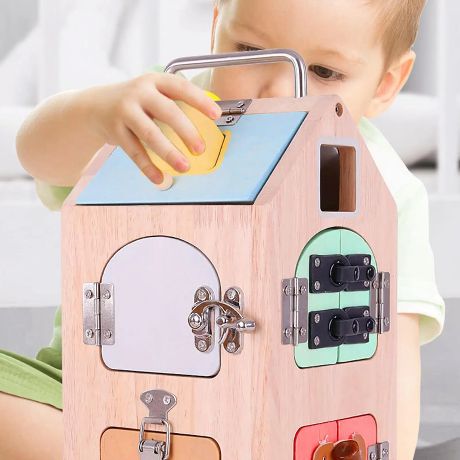 Montessori Wooden Educational Toys Learning Toddler Lock Box
Montessori Wooden Educational Toys Learning Toddler Lock Box