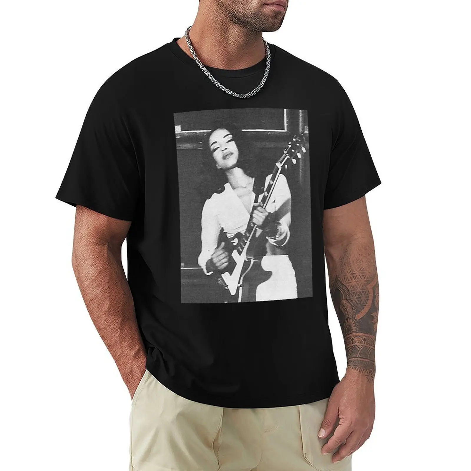 Sade playing the guitar Poster T-Shirt custom shirt graphic t shirt vintage blue lock plain black t shirts men
Sade playing the guitar Poster T-Shirt custom shirt graphic t shirt vintage blue lock plain black t shirts men
