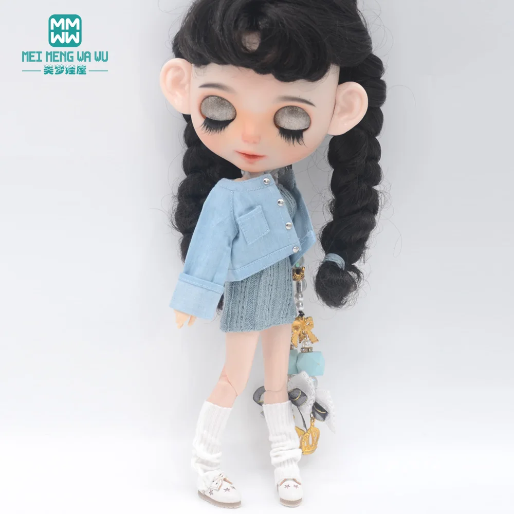 Одежда для кукол Blyth, 28-30 см, Azone OB24, аксессуары, игрушки, модный свитер, джинсовая куртка для девочек, подарки, Одежда для кукол Azone 28-30 см
Одежда для кукол Blyth, 28-30 см, Azone OB24, аксессуары, игрушки, модный свитер, джинсовая куртка для девочек, подарки, Одежда для кукол Azone 28-30 см