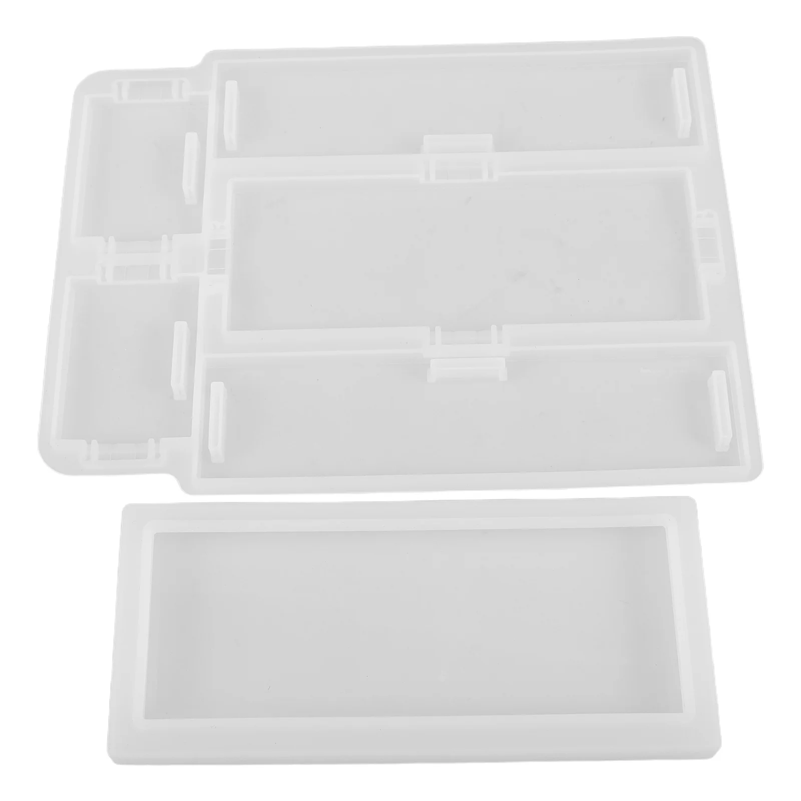 1 set 1 Set Silicone Storage Box Mold Epoxy Resin Transparent Craft Game Card Holder Organizer Reusable Mold Box 5.7X2.5\
1 set 1 Set Silicone Storage Box Mold Epoxy Resin Transparent Craft Game Card Holder Organizer Reusable Mold Box 5.7X2.5\