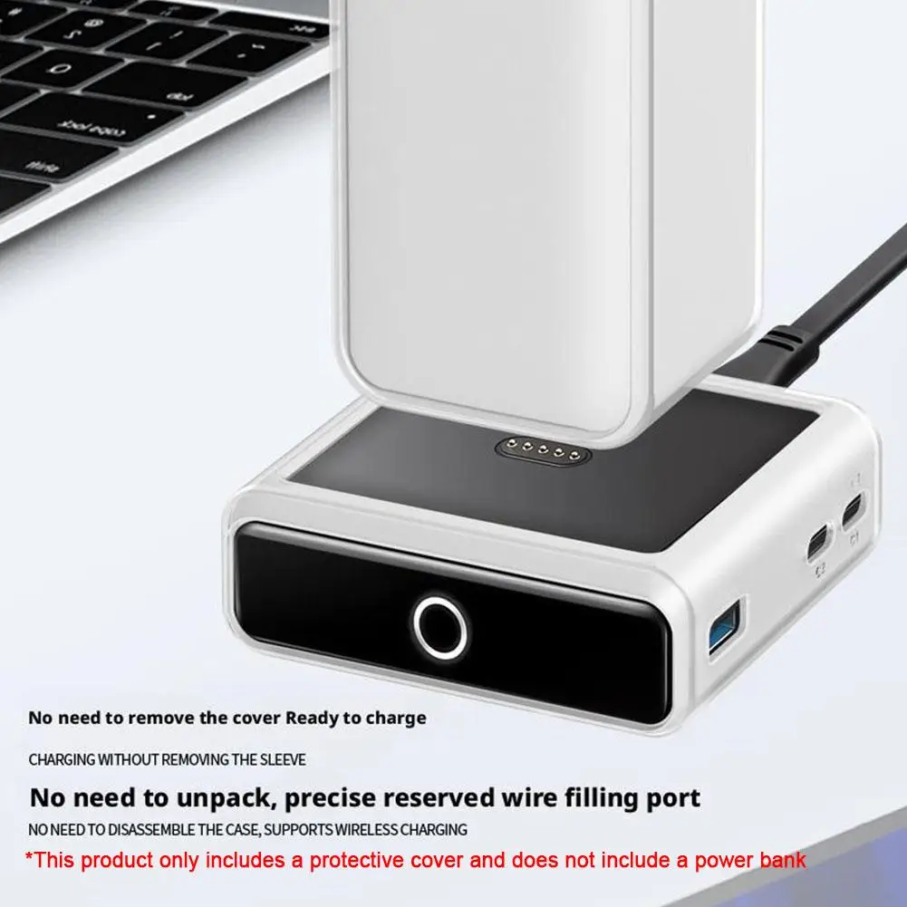 Силиконовый чехол для Anker Prime Bank 100 Вт, зарядная база, защитный чехол от царапин, противоударный чехол R6x3
Силиконовый чехол для Anker Prime Bank 100 Вт, зарядная база, защитный чехол от царапин, противоударный чехол R6x3