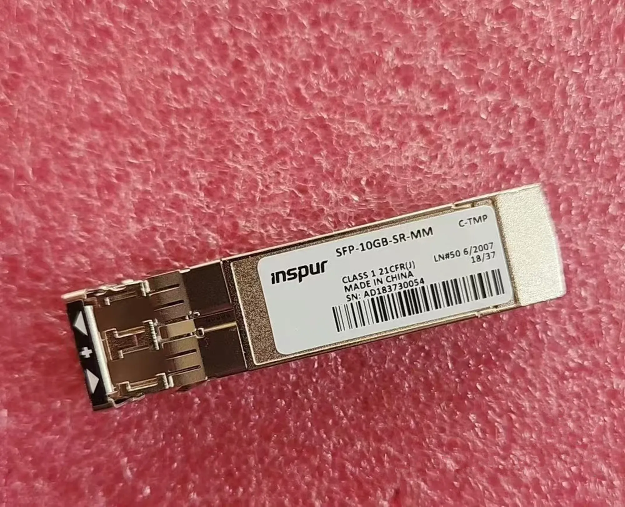 inspur 10g fiber transceiver/SFP-10GB-SR-MM/inspur 10g sr 850nm sfp/Network adapter Switch Optical fiber module/inspur 10g sfp
inspur 10g fiber transceiver/SFP-10GB-SR-MM/inspur 10g sr 850nm sfp/Network adapter Switch Optical fiber module/inspur 10g sfp