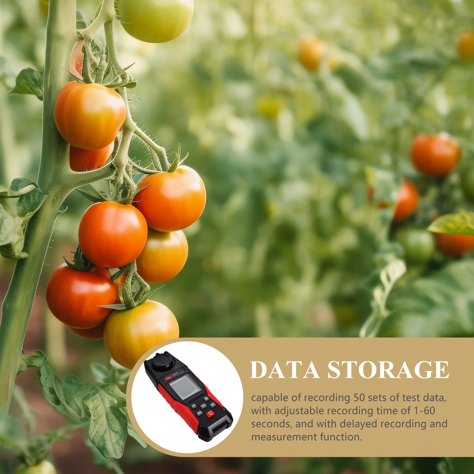 Digital Light Meter Portable High Precision 200000 Lux Range Recording Data Storage 50 Sets Adjustable 1-60S 120° Angle Lcd
Digital Light Meter Portable High Precision 200000 Lux Range Recording Data Storage 50 Sets Adjustable 1-60S 120° Angle Lcd