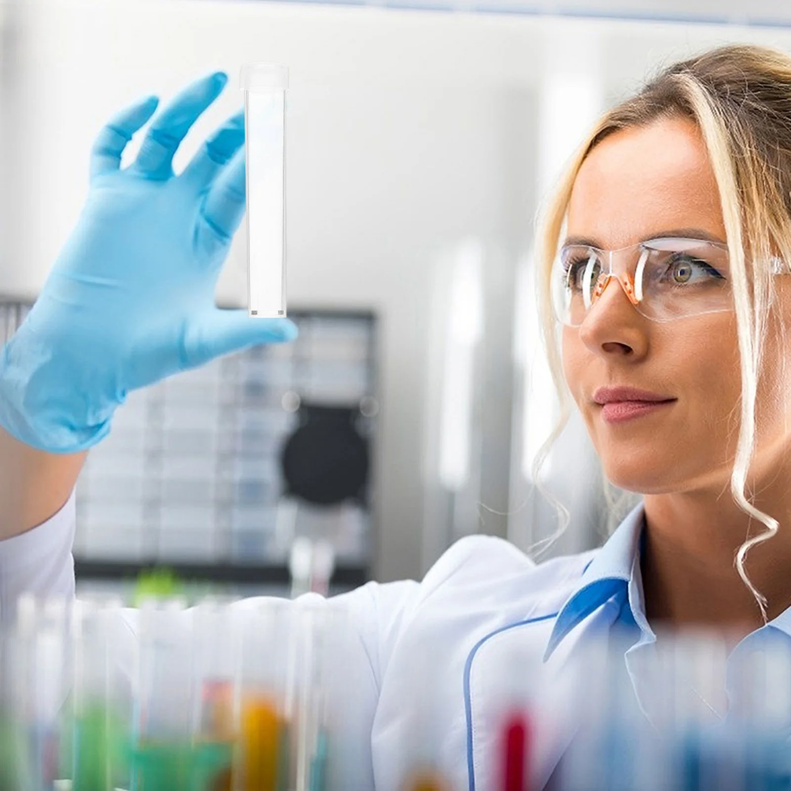 25 Pcs Plastic Test Tube Storage Transparent Tubes Clear with Caps Lid Lids Sealed Bottle 
25 Pcs Plastic Test Tube Storage Transparent Tubes Clear with Caps Lid Lids Sealed Bottle