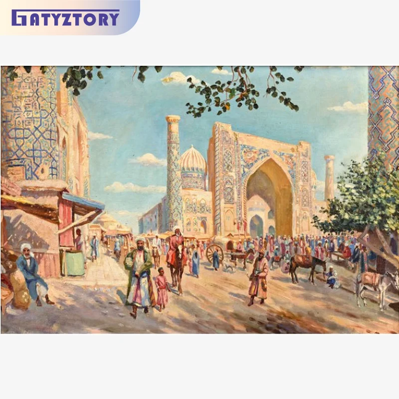 GATYZTORY Oil Painting By Numbers Handicraft On Canvas Mosque Pictures By Numbers Wall Decor Paint Kit Diy Gift Religion Artwork
GATYZTORY Oil Painting By Numbers Handicraft On Canvas Mosque Pictures By Numbers Wall Decor Paint Kit Diy Gift Religion Artwork