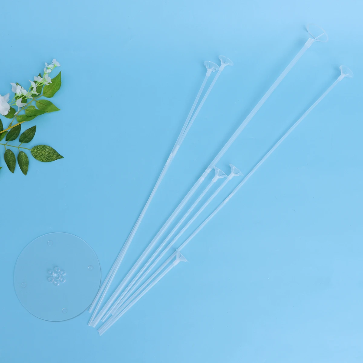 7pcs Balloon Stand Kit Clear Balloon Holder Support Holder Table Stand Set Clip Base Connector Rods For Wedding Birthday Party
7pcs Balloon Stand Kit Clear Balloon Holder Support Holder Table Stand Set Clip Base Connector Rods For Wedding Birthday Party
