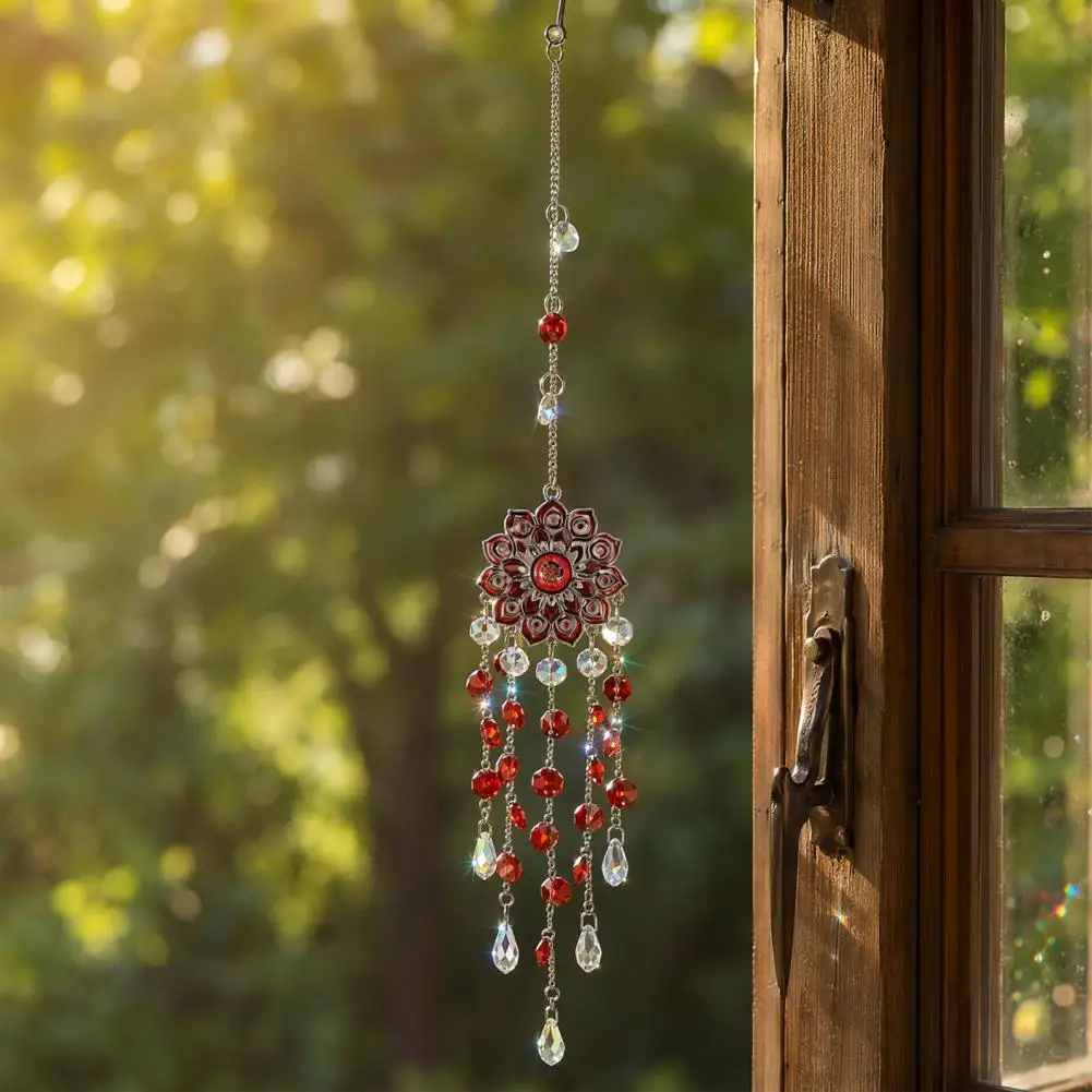 Pendant Decoration Colorful Sun Catchers for Windows Glass Ball Prism Pendants Flower Wind Chimes Indoor Outdoor Patio Garden
Pendant Decoration Colorful Sun Catchers for Windows Glass Ball Prism Pendants Flower Wind Chimes Indoor Outdoor Patio Garden