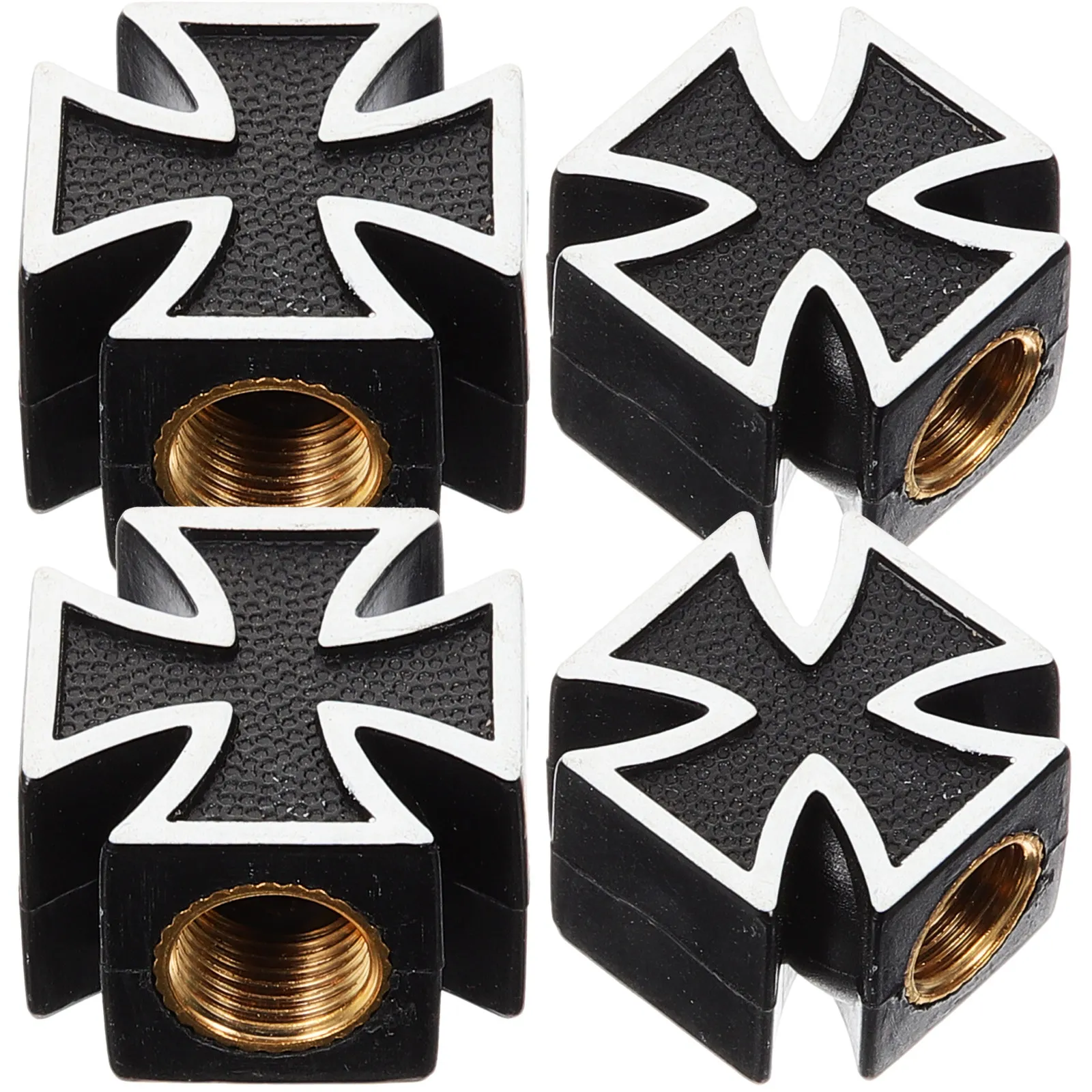 4Pcs Cross Style Tire Valve Caps Copper ABS Universal Wheel Valve Covers Decorative Protective for Cars Trucks Vehicles
4Pcs Cross Style Tire Valve Caps Copper ABS Universal Wheel Valve Covers Decorative Protective for Cars Trucks Vehicles