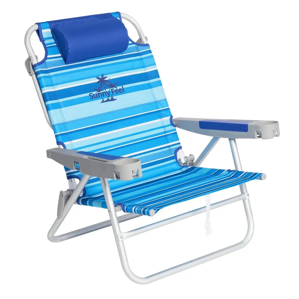 Extra Wide 28 Low Beach Chair 5 Position Lay Flat, XL Oversized Portable Folding Camping Chairs with Cup Holder for Outdoor Tri
Extra Wide 28 Low Beach Chair 5 Position Lay Flat, XL Oversized Portable Folding Camping Chairs with Cup Holder for Outdoor Tri