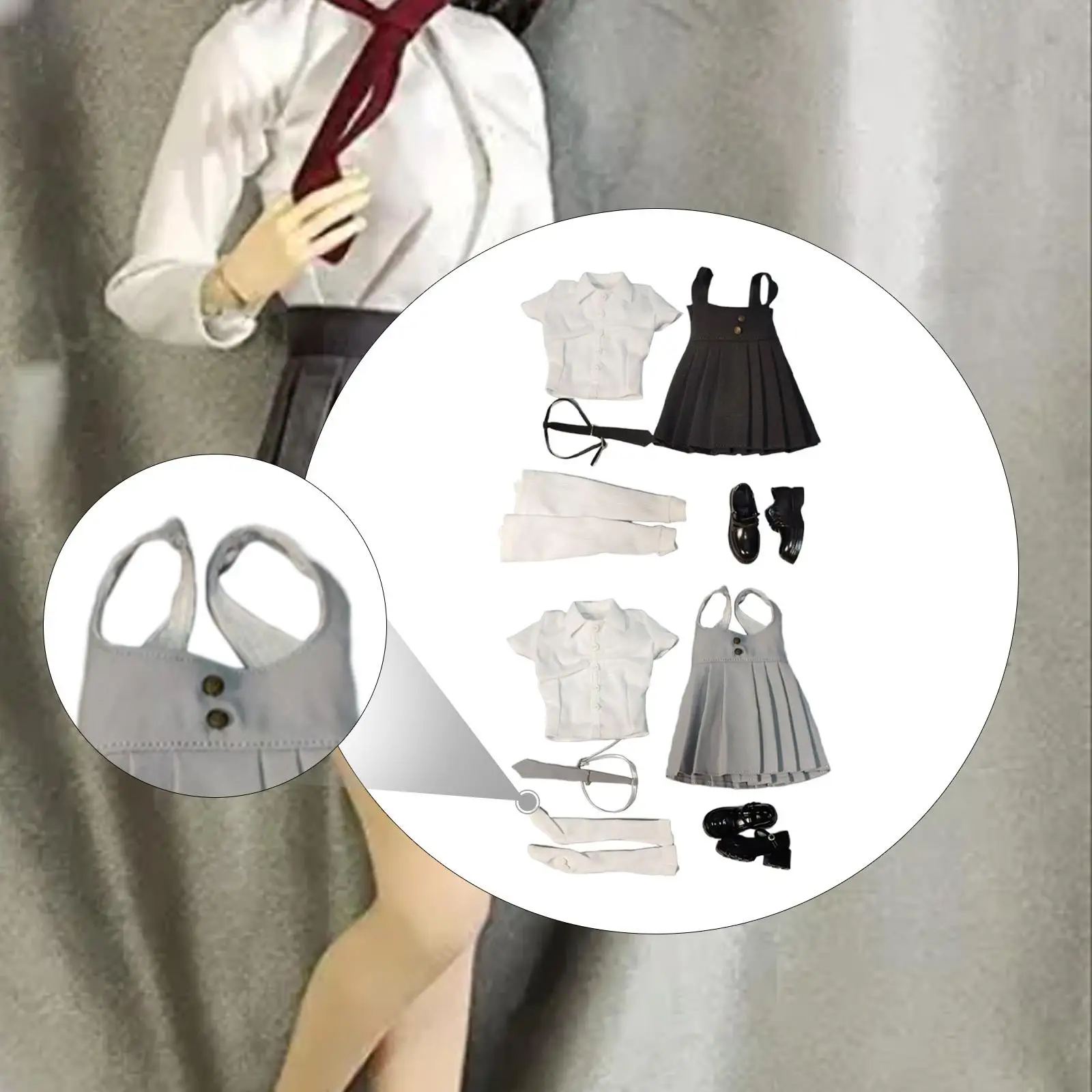 1/6 Scale Suspender Skirt Outfit Accessories Outfit Retro Mini Brace Skirt Doll Clothes for 12'' Female Dolls Figure Accessories
1/6 Scale Suspender Skirt Outfit Accessories Outfit Retro Mini Brace Skirt Doll Clothes for 12'' Female Dolls Figure Accessories