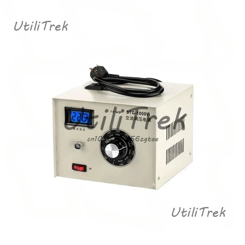 1000W single-phase voltage regulator 220v contact carbon brush type 0-300V adjustable variable voltage AC power supply 1KVA
1000W single-phase voltage regulator 220v contact carbon brush type 0-300V adjustable variable voltage AC power supply 1KVA