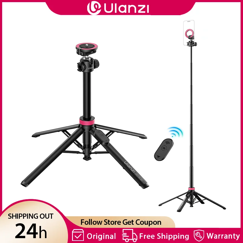 Ulanzi MT-44M 1.49M Magsafe Tripod Stand for Iphone Android Smartphone Camera DSLR Selfie Stick with 360° Ballhead for Vlog Live
Ulanzi MT-44M 1.49M Magsafe Tripod Stand for Iphone Android Smartphone Camera DSLR Selfie Stick with 360° Ballhead for Vlog Live