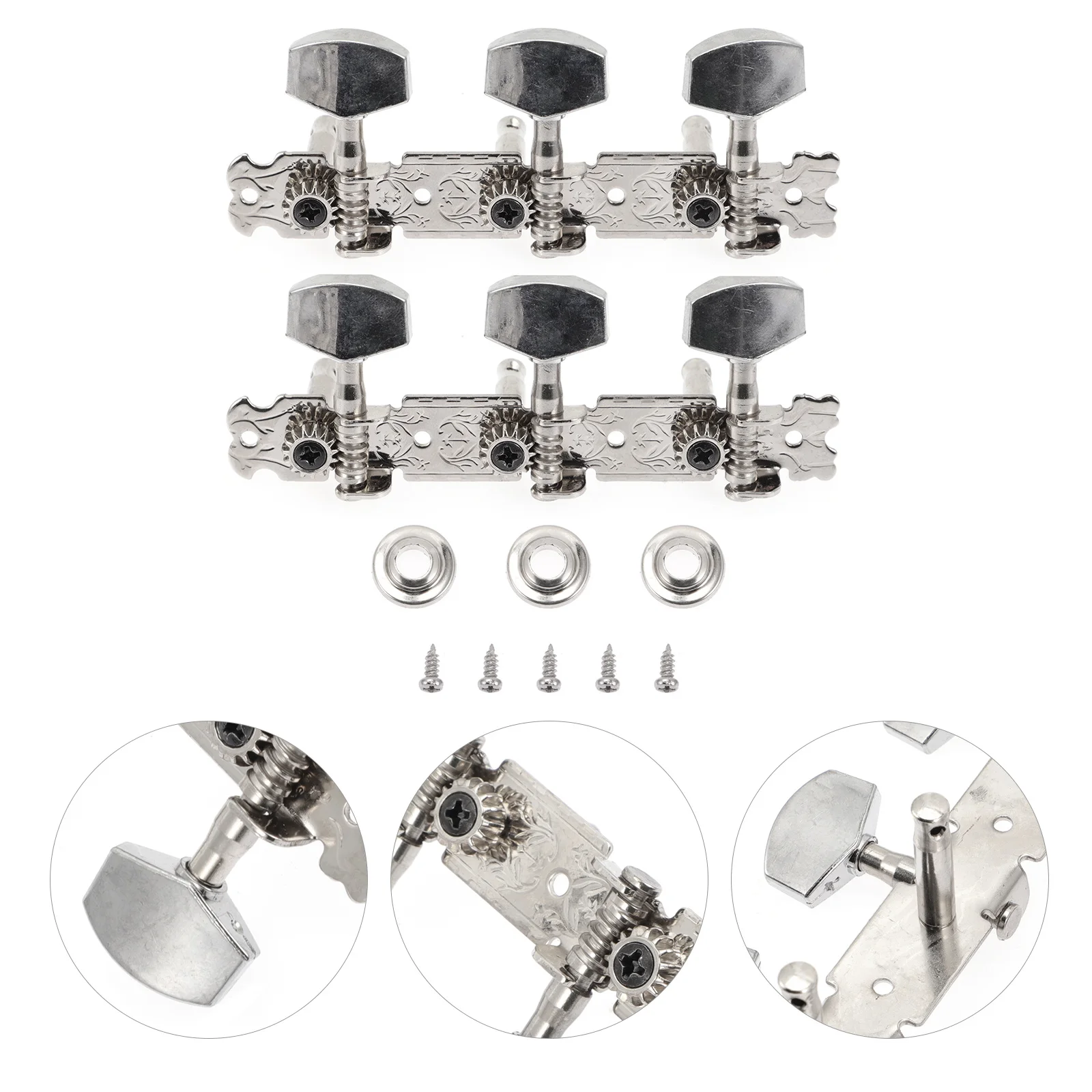 1Set Guitar String Tuning Pegs Professional Guitar Parts Accessories Fine Workmanship Easy Installation Tuning Peg
1Set Guitar String Tuning Pegs Professional Guitar Parts Accessories Fine Workmanship Easy Installation Tuning Peg