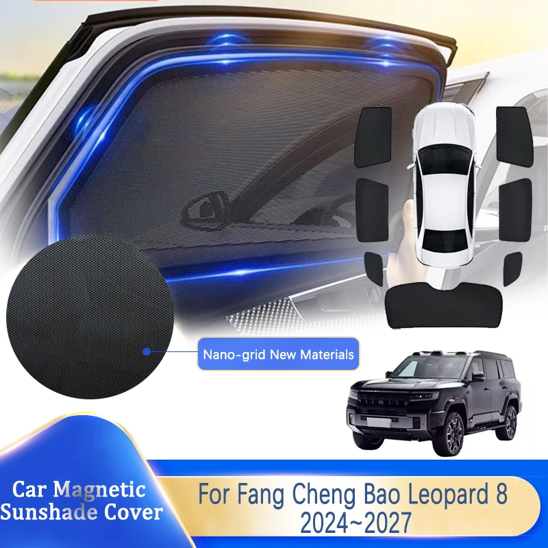 Car Sunshade For Fang Cheng Bao Leopard 8 Denza B8 2024 2025 2026 2027 Anti-UV Pad Curtain Window Visors Sun Covers Auto Accesso
Car Sunshade For Fang Cheng Bao Leopard 8 Denza B8 2024 2025 2026 2027 Anti-UV Pad Curtain Window Visors Sun Covers Auto Accesso