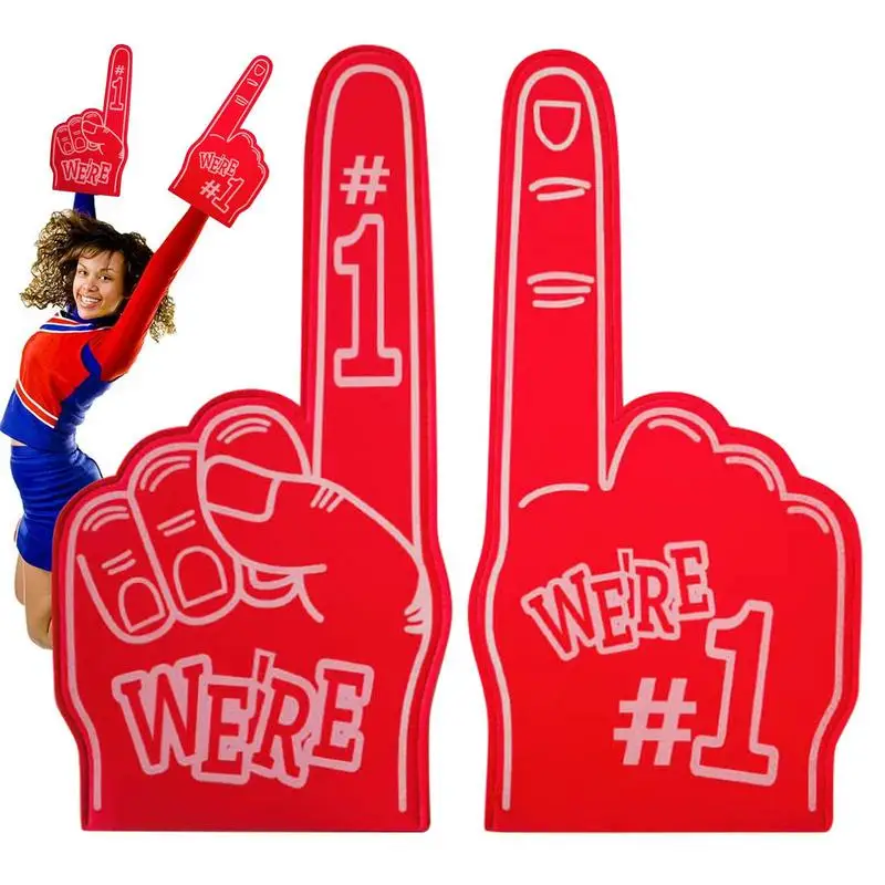 Giant Foam Finger Cheerleading Props Hand Sports Universal Large Number 1 Foam Fan Finger Inspiring Colorful And Comfortable
Giant Foam Finger Cheerleading Props Hand Sports Universal Large Number 1 Foam Fan Finger Inspiring Colorful And Comfortable