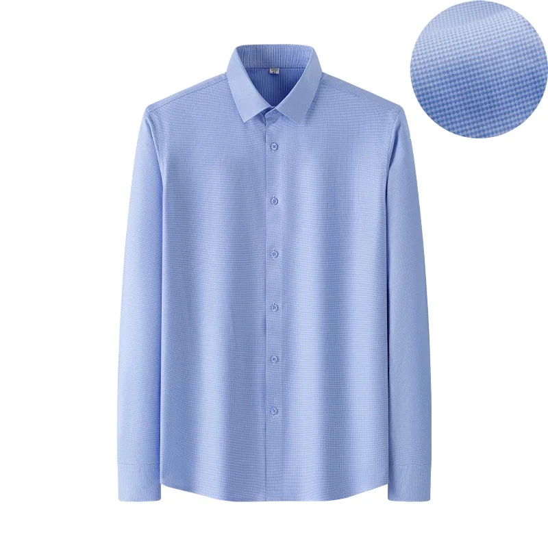Work Blue White Shirt S-8XL High-end Bamboo fiber Mens Shirts Long Sleeve Oversized Short Sleeve Shirts Men Casual Business
Work Blue White Shirt S-8XL High-end Bamboo fiber Mens Shirts Long Sleeve Oversized Short Sleeve Shirts Men Casual Business
