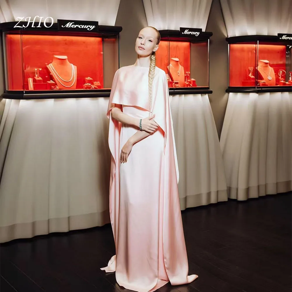 ZHIO Luxury Pink Evening Dress O-Neck Long Cape Floor Length Satin Formal Occasion Celebration Dresses Customized Boho 2026
ZHIO Luxury Pink Evening Dress O-Neck Long Cape Floor Length Satin Formal Occasion Celebration Dresses Customized Boho 2026