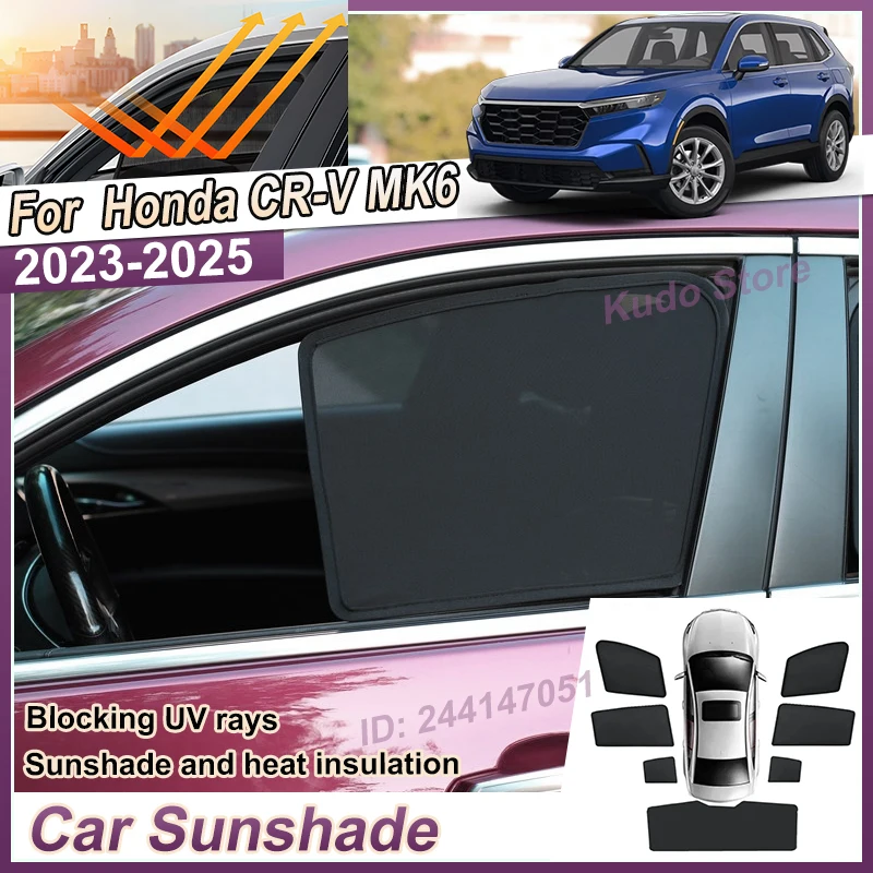 Солнцезащитная сетка на окна автомобиля для Honda CR-V 2025, аксессуары RS 2024 2023, магнитные солнцезащитные шторки, защитный экран, козырек от солнца, автозапчасти
Солнцезащитная сетка на окна автомобиля для Honda CR-V 2025, аксессуары RS 2024 2023, магнитные солнцезащитные шторки, защитный экран, козырек от солнца, автозапчасти