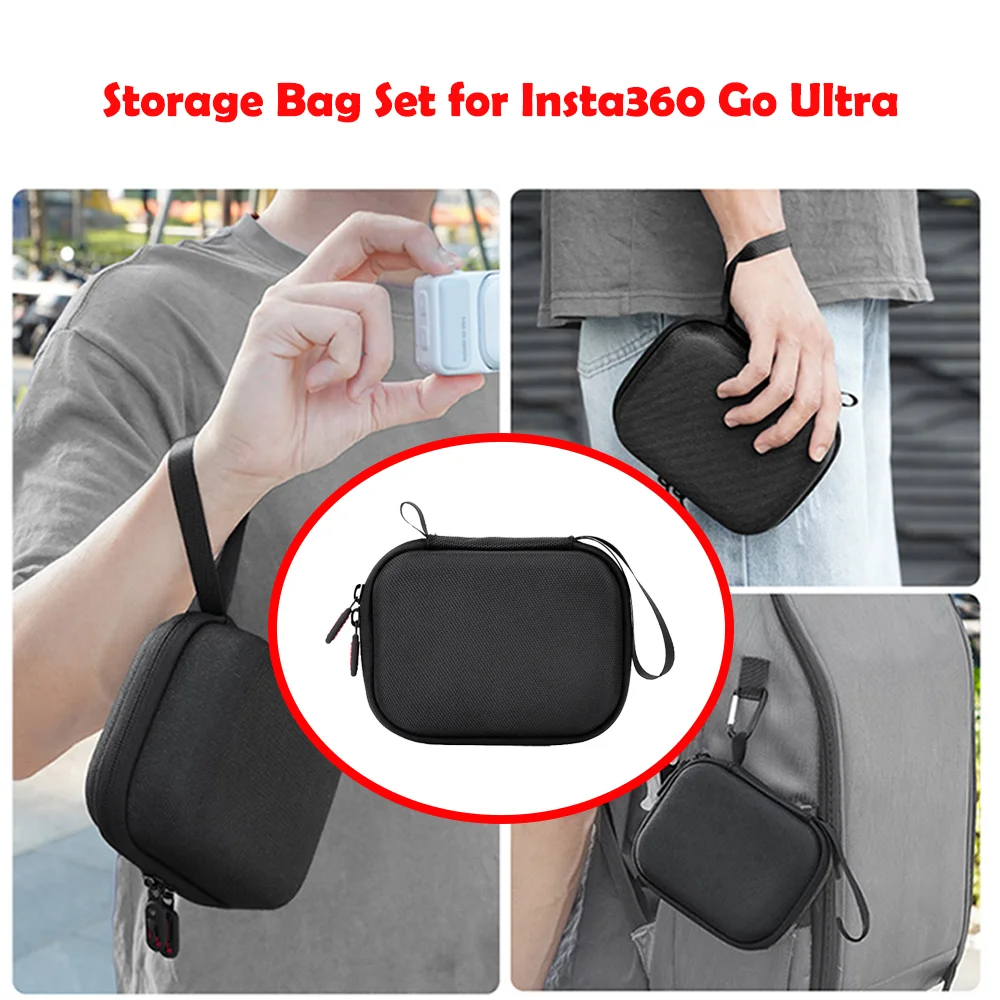 Storage Bag Set for Insta360 Go Ultra Standard Pouch Portable Carry Case Clutch Bag
Storage Bag Set for Insta360 Go Ultra Standard Pouch Portable Carry Case Clutch Bag