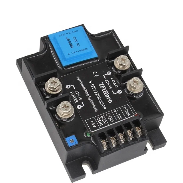 Однофазный силовой контроллер 350A SCR SSR 4-20mA 0-10V S-DTY все модуль регулятора изоляционного напряжения PLC 4-20mA контроль
Однофазный силовой контроллер 350A SCR SSR 4-20mA 0-10V S-DTY все модуль регулятора изоляционного напряжения PLC 4-20mA контроль
