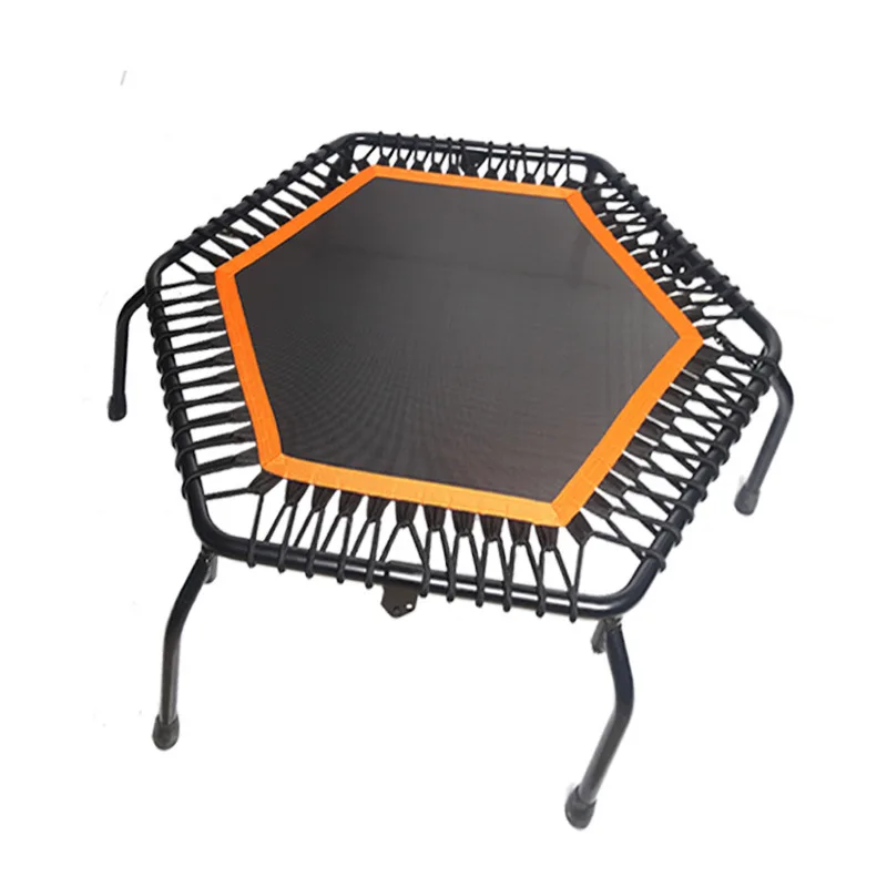 48-Inch Hexagonal Commercial Mini Fitness Trampoline Muted Adjustable PP Handrail 2026
48-Inch Hexagonal Commercial Mini Fitness Trampoline Muted Adjustable PP Handrail 2026