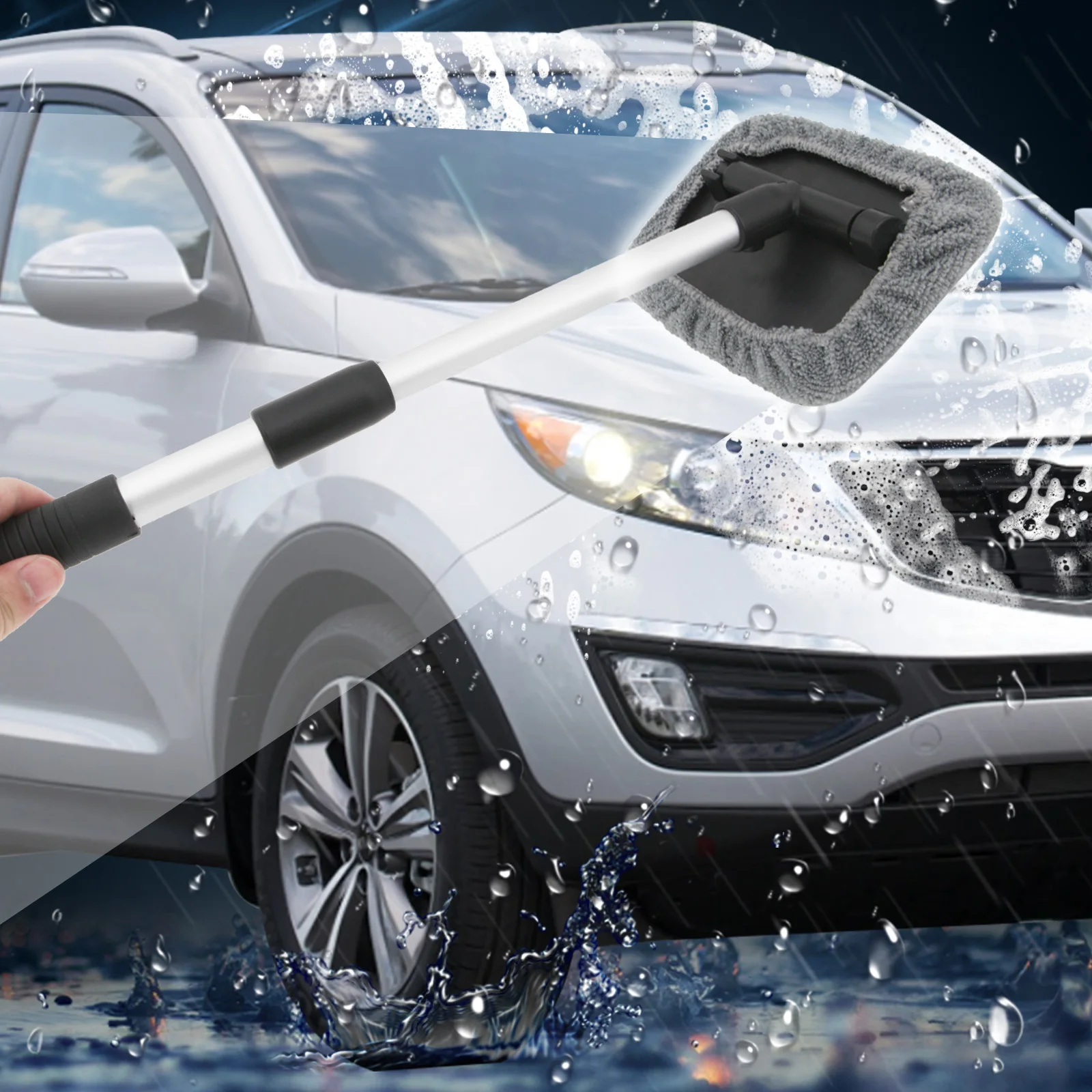 Car Window Cleaner Brush Windshield Wiper Microfiber Wiper Cleaner Cleaning Brush Auto Cleaning Wash Tool With Long Handle
Car Window Cleaner Brush Windshield Wiper Microfiber Wiper Cleaner Cleaning Brush Auto Cleaning Wash Tool With Long Handle