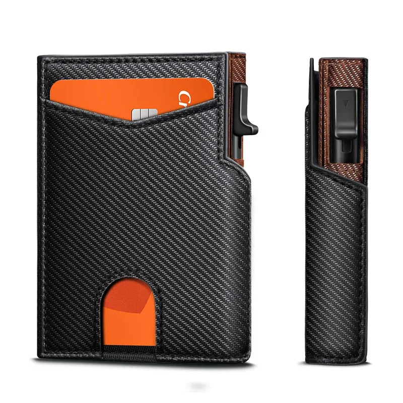 YATBEST Men's Ultra-Thin Wallet With Wallet RFID Anti-Theft Brush Large Capacity Carbon Fiber Credit Card Holder With clips
YATBEST Men's Ultra-Thin Wallet With Wallet RFID Anti-Theft Brush Large Capacity Carbon Fiber Credit Card Holder With clips
