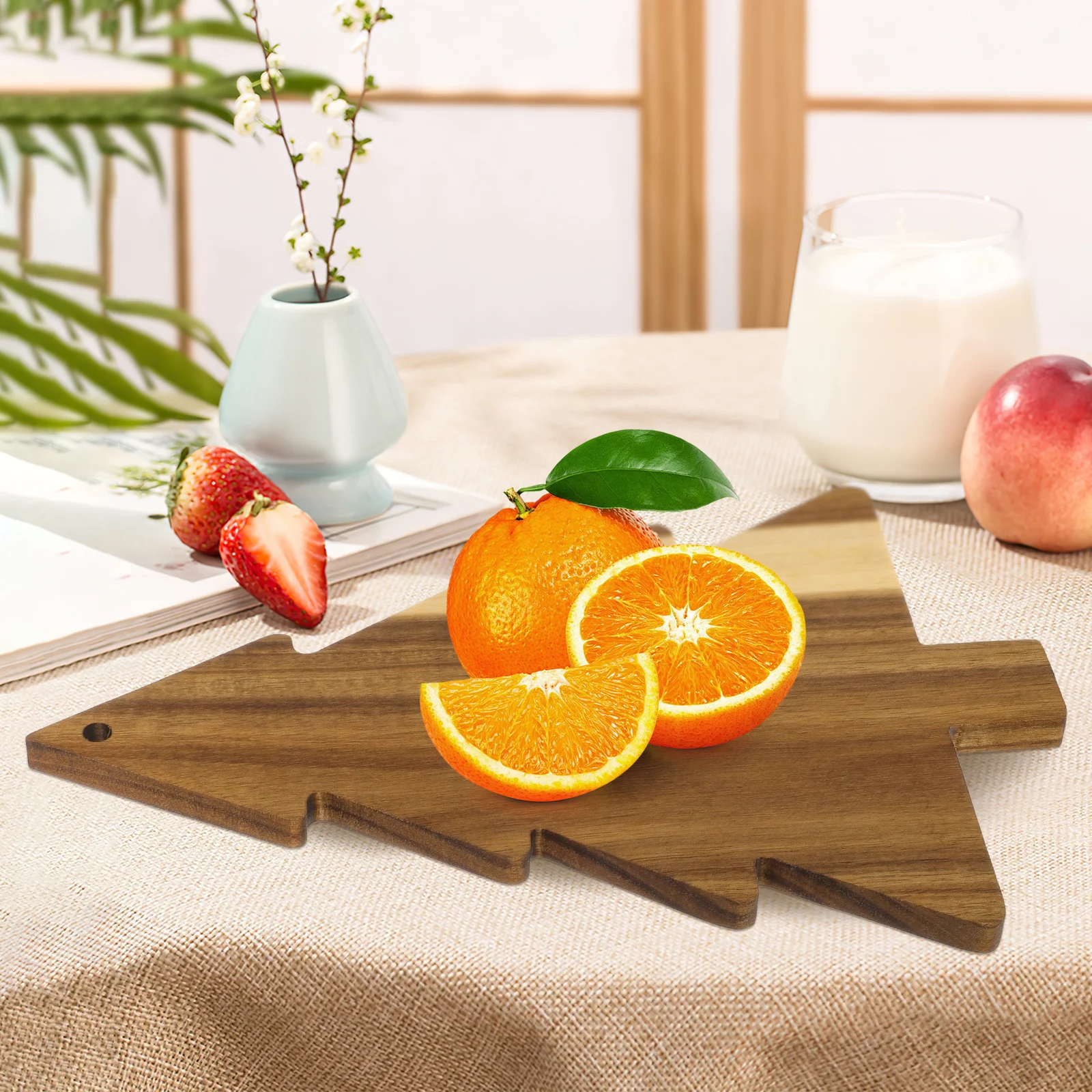 Christmas Tree Cutting Board Natural Wood Multi-Functional Serving Board For Kitchen Sushi Bread Tray Charcuterie Boards Home
Christmas Tree Cutting Board Natural Wood Multi-Functional Serving Board For Kitchen Sushi Bread Tray Charcuterie Boards Home