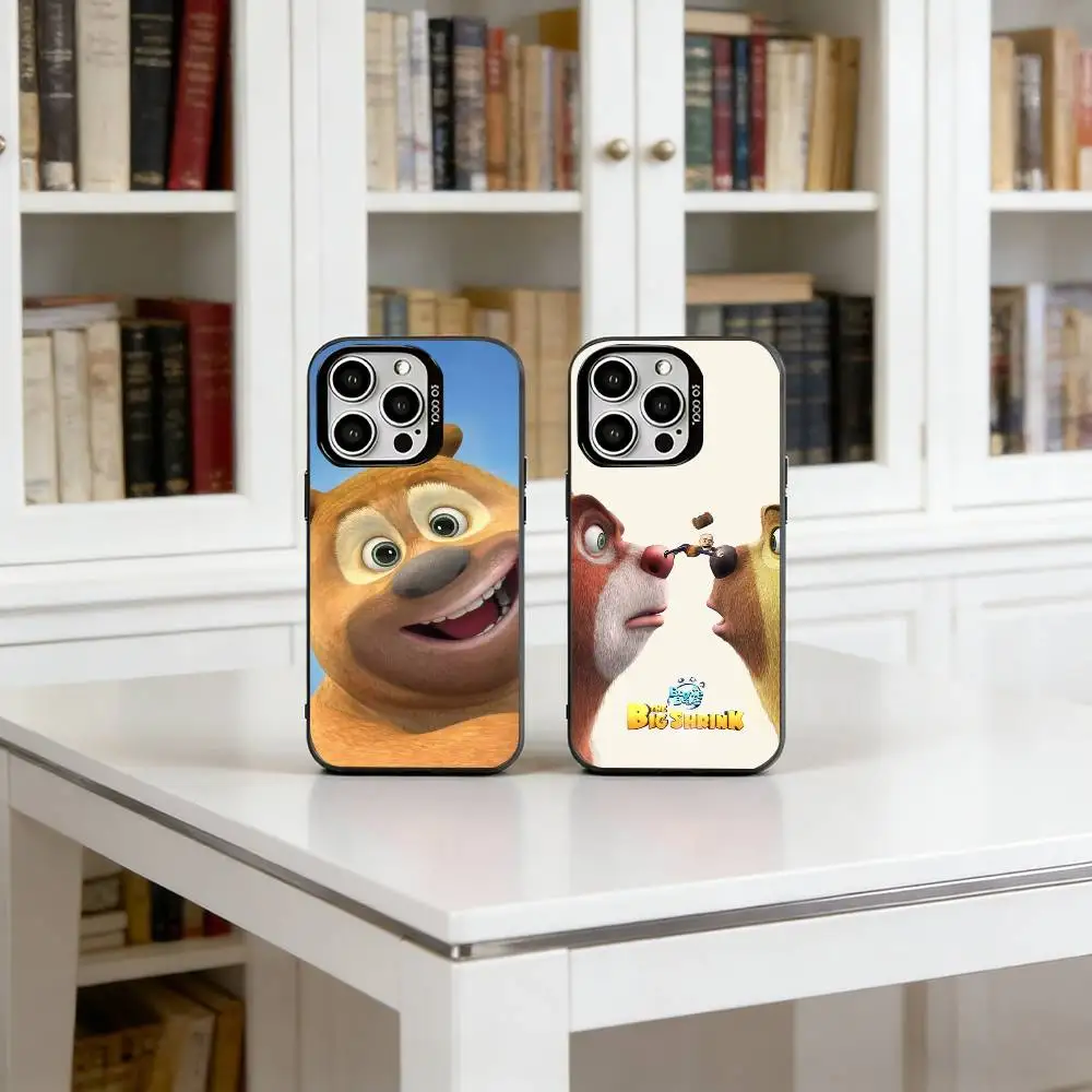 Cute cartoon Boonie Bears Phone Case For iPhone 17,16,15,14,13,12,11 Plus,Pro Max,XS,Colorful Silver Black Cover
Cute cartoon Boonie Bears Phone Case For iPhone 17,16,15,14,13,12,11 Plus,Pro Max,XS,Colorful Silver Black Cover