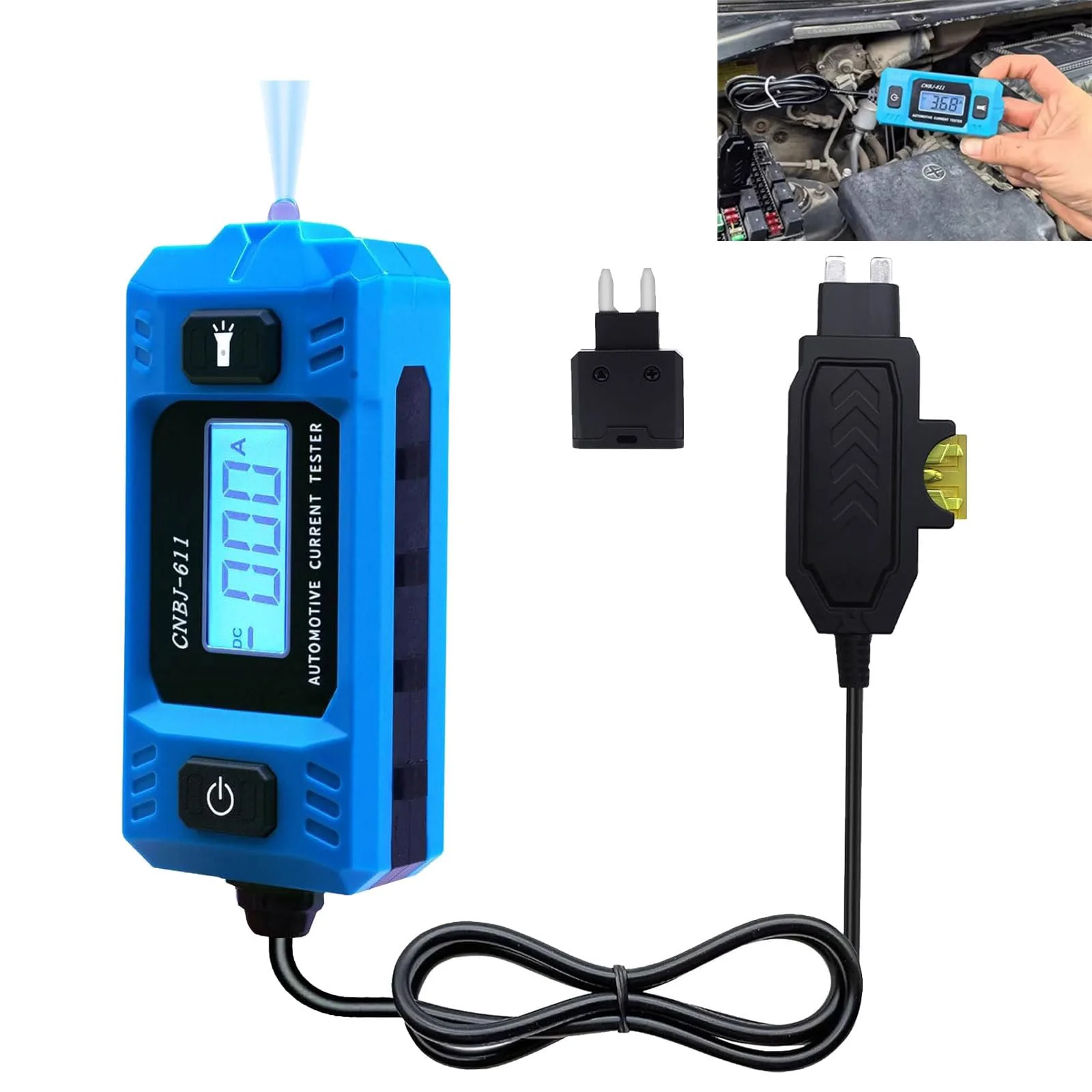 Automotive Circuit Fault Probe Tester with LED Display Front Light Automotive Short Open Finder for Various Vehicles
Automotive Circuit Fault Probe Tester with LED Display Front Light Automotive Short Open Finder for Various Vehicles