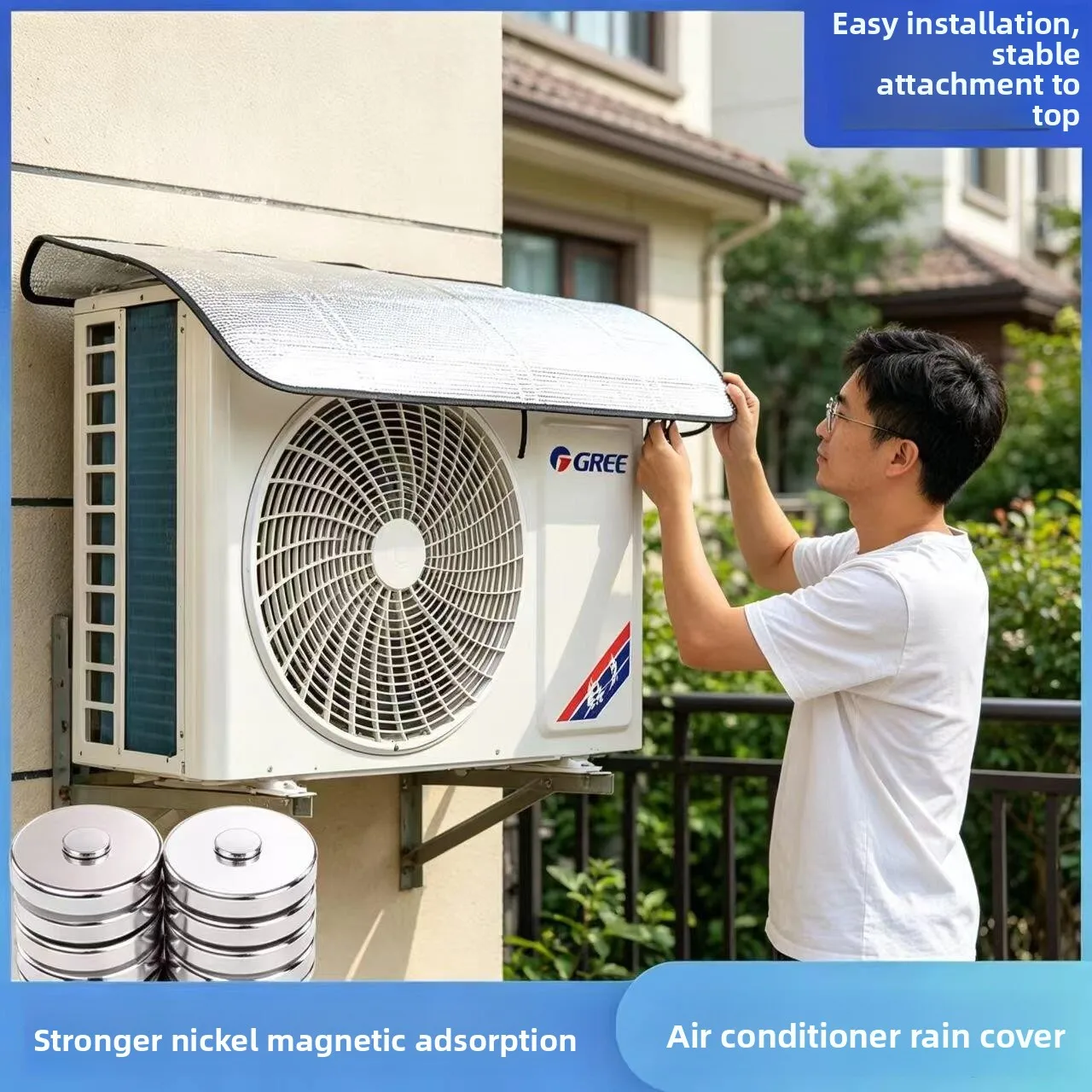 Home Air Conditioner Outdoor Unit Protection Cover Waterproof Sunscreen UV Resistant Bubble Film Fireproof Shield European St...
Home Air Conditioner Outdoor Unit Protection Cover Waterproof Sunscreen UV Resistant Bubble Film Fireproof Shield European St...