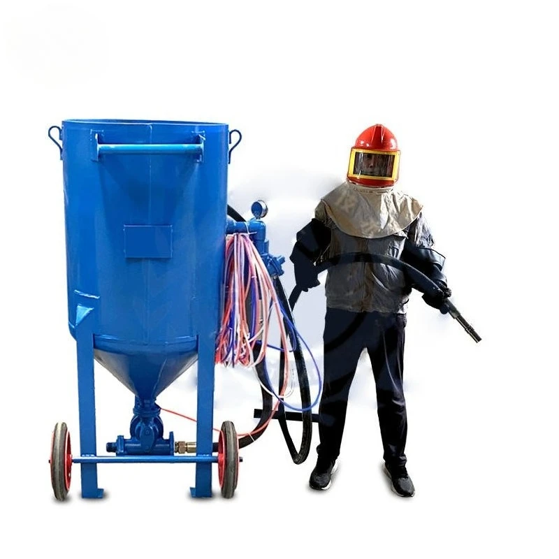 Wholesale Sandblasters Pot Equipment Automatic Sand Blasting Machine Metal Surface Cleaning Portable Wet Sandblasting Machine
Wholesale Sandblasters Pot Equipment Automatic Sand Blasting Machine Metal Surface Cleaning Portable Wet Sandblasting Machine