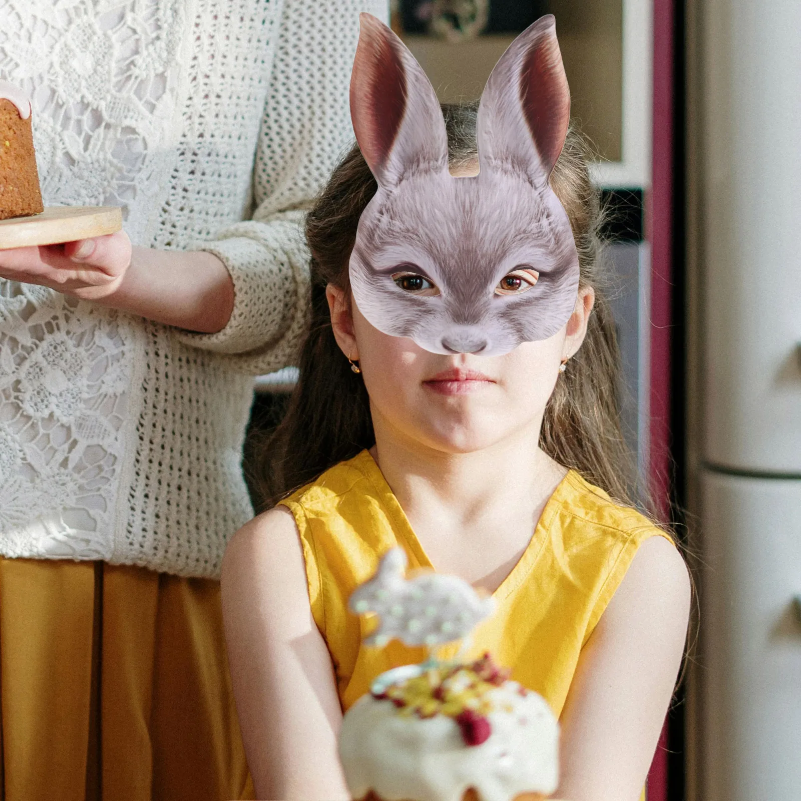 Bunny Mask Easter Costume Face Ears Half Blindfold Animal Rabbit Diy Halloween Miss
Bunny Mask Easter Costume Face Ears Half Blindfold Animal Rabbit Diy Halloween Miss