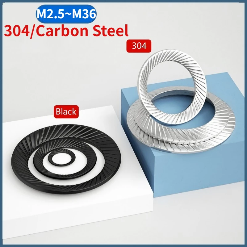 Beicai M2.5 - M36 304 Stainless Steel / Black Carbon Steel Din9250 Disc Spring Serrated Lock Washer Knurled Elastic Gasket
Beicai M2.5 - M36 304 Stainless Steel / Black Carbon Steel Din9250 Disc Spring Serrated Lock Washer Knurled Elastic Gasket