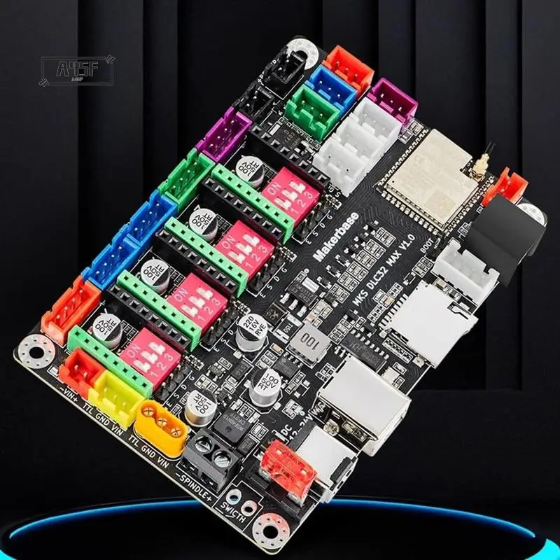 Контроллер A45F-CNC, 4-осевая карта расширения MKS DLC32 MAX GRBL, 32 бит ESP32, щит, коммутационная плата, детали гравировального станка
Контроллер A45F-CNC, 4-осевая карта расширения MKS DLC32 MAX GRBL, 32 бит ESP32, щит, коммутационная плата, детали гравировального станка