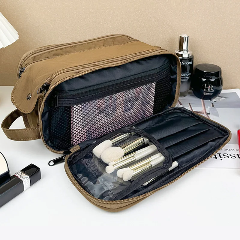 Folded Makeup Bag Large Capacity Nylon Zipper Makeup Box Women Handbags Daily Toiletry Organizer Portable Handheld Cosmetic Bags
Folded Makeup Bag Large Capacity Nylon Zipper Makeup Box Women Handbags Daily Toiletry Organizer Portable Handheld Cosmetic Bags