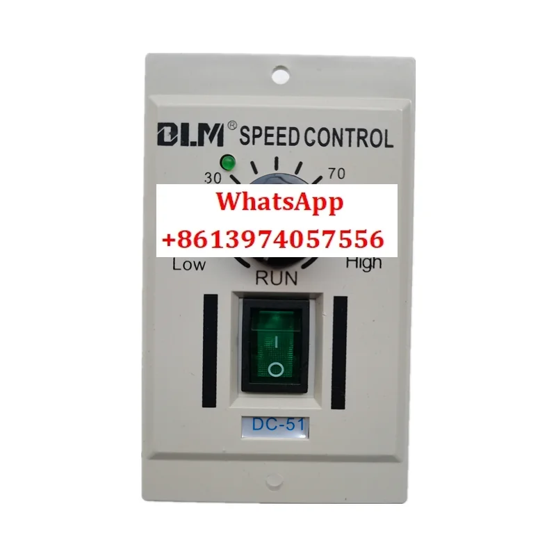DC-51 DC speed regulator 24V90V110V180V220V brushed DC motor controller speed control switch
DC-51 DC speed regulator 24V90V110V180V220V brushed DC motor controller speed control switch
