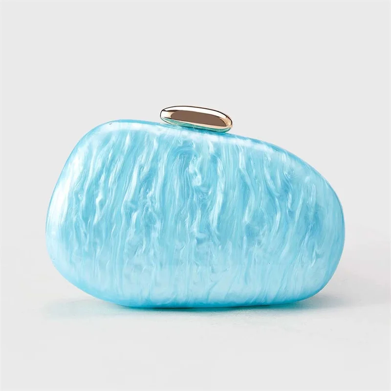 Fashionable Party Light Blue Clutch Bags New in Hard Acrylic Evening Purse Glossy Wedding Party Handbag Bolsa Feminina
Fashionable Party Light Blue Clutch Bags New in Hard Acrylic Evening Purse Glossy Wedding Party Handbag Bolsa Feminina