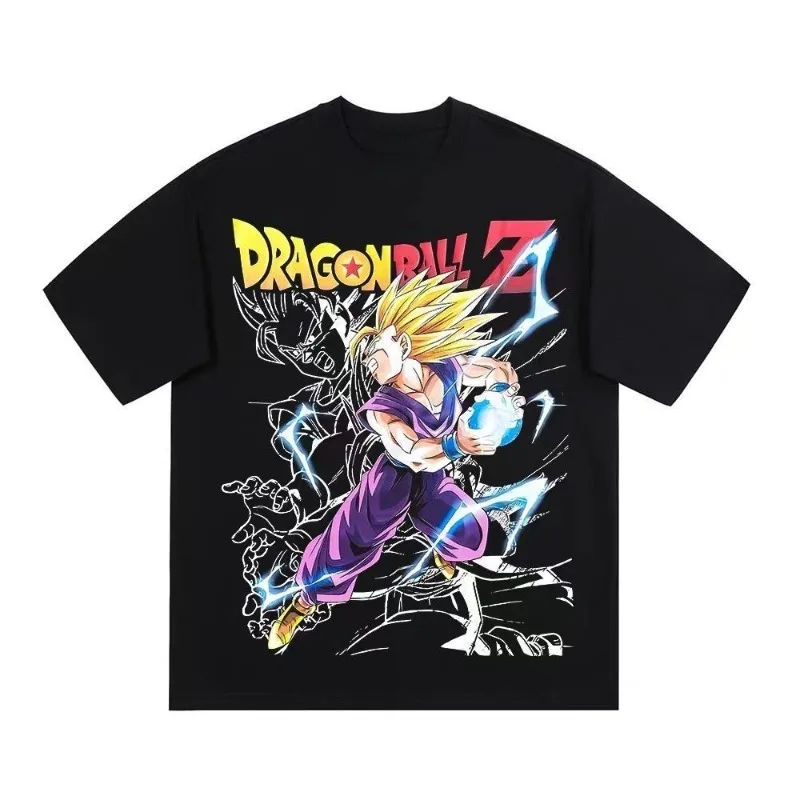 100% Cotton Dragon Ball Super Saiyan Short-sleeved T-shirt Men's Summer Retro Street Loose Top Tide
100% Cotton Dragon Ball Super Saiyan Short-sleeved T-shirt Men's Summer Retro Street Loose Top Tide