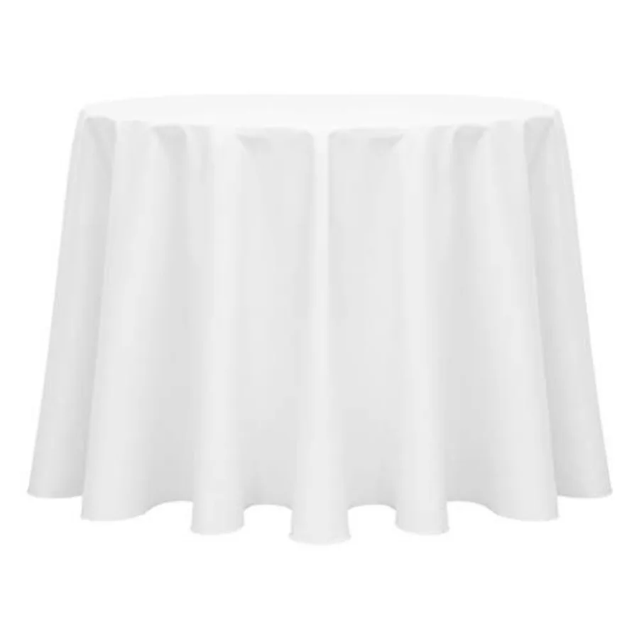 5 Pack Poly-Cotton Twill 102-Inch Round Tablecloth White for Dining Room Events Durable and Wrinkle-Resistant
5 Pack Poly-Cotton Twill 102-Inch Round Tablecloth White for Dining Room Events Durable and Wrinkle-Resistant